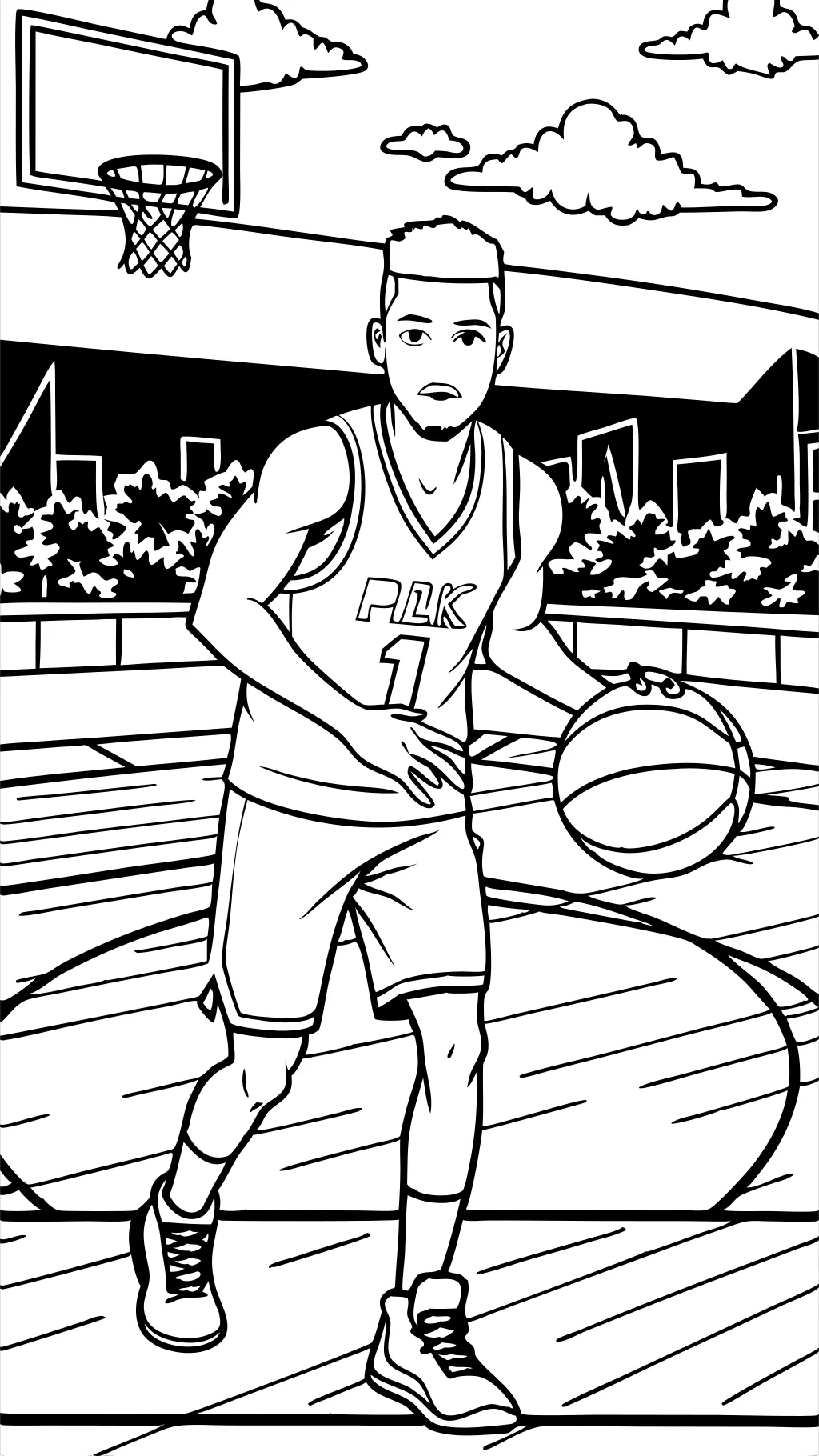 coloriage luka doncic